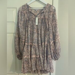 Olivaceous Floral Mini Dress in Pink NWT Small